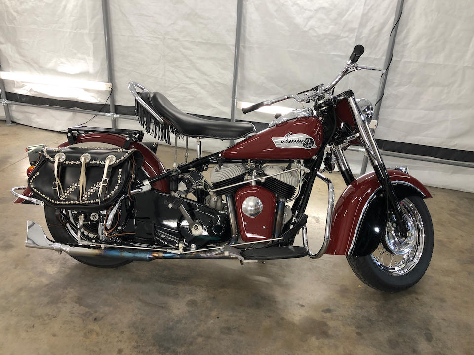 Bonhams : 1952 Indian Chief Roadmaster Frame no. CS 6050 Engine no. CS 6050