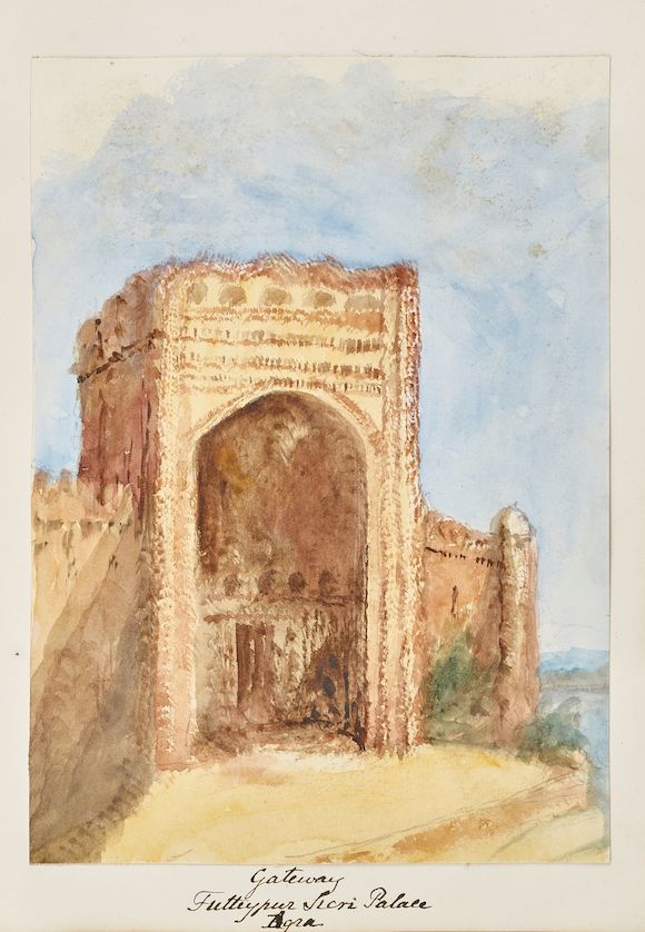 Bonhams : VIEWS AND PORTRAITS OF INDIA IN WATERCOLOR. An album of 45 ...