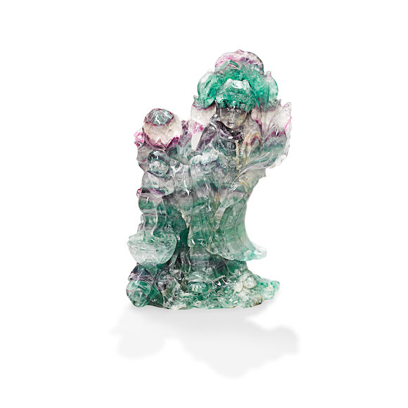 Bonhams : Large Chinese Fluorite Sculpture