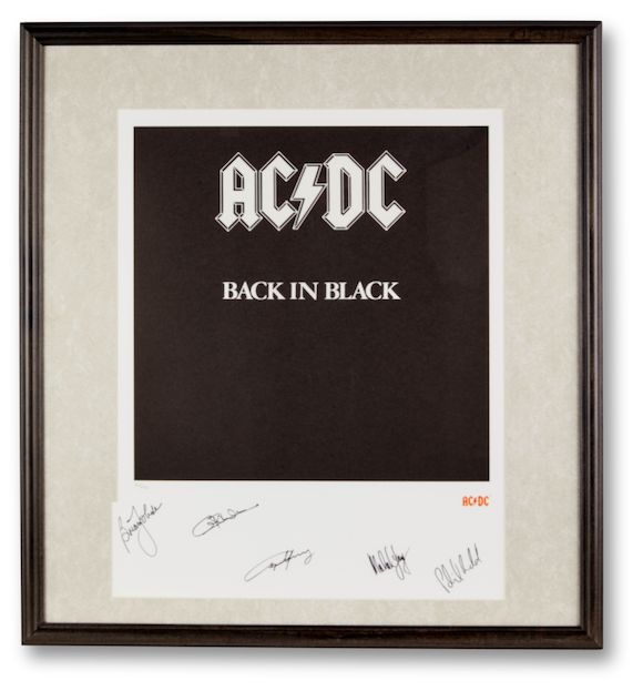 Bonhams : An AC/DC Signed Limited Edition Print Of The Album Cover Back ...