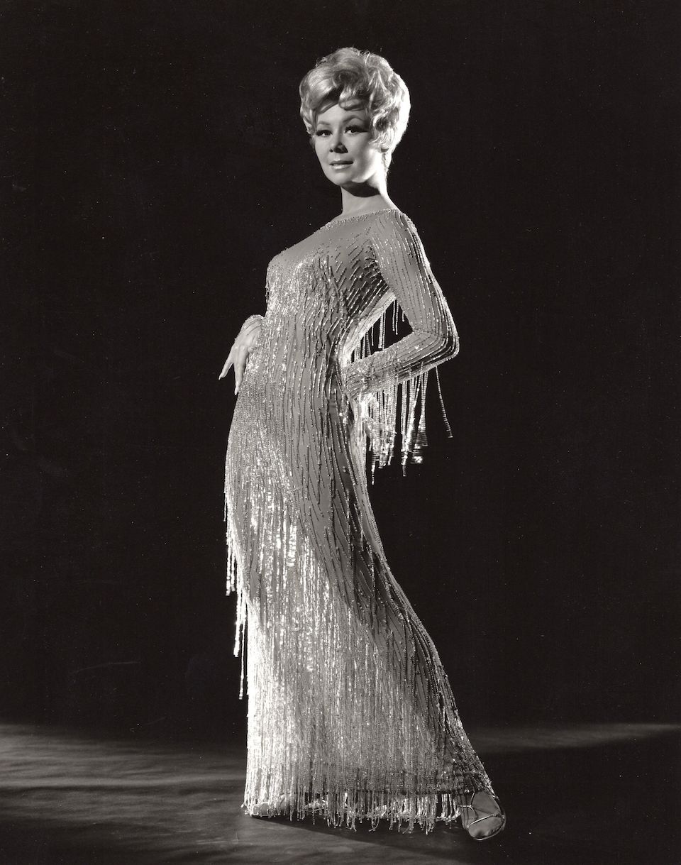Bonhams : A Mitzi Gaynor "Let Go" nude illusion gown worn on Mitzi's