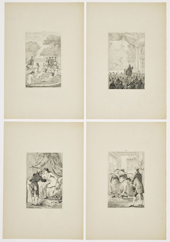 Bonhams : EROTICA. 3 albums of French erotic plates and drawings, as ...