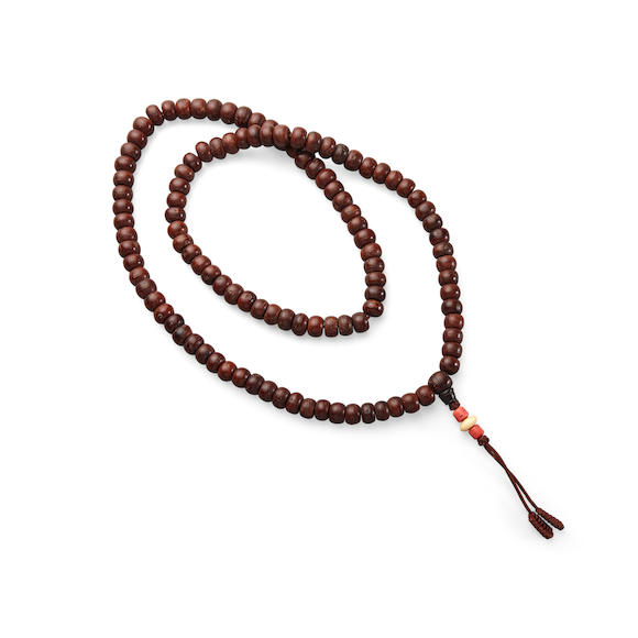 Bonhams : A bodhi-bead necklace