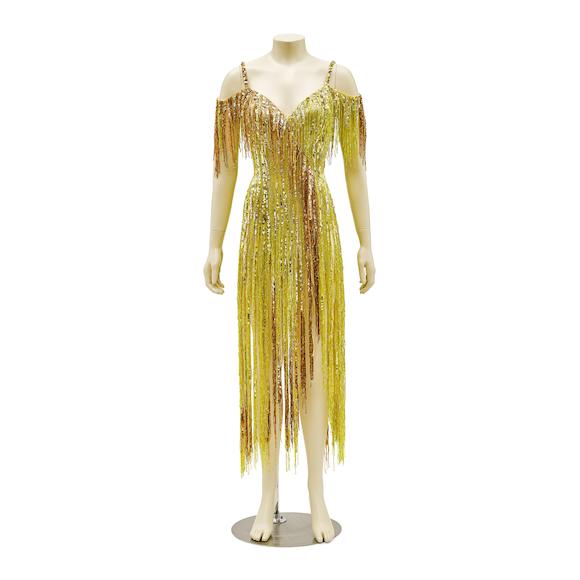Bonhams A Mitzi Gaynor Pair Of Stage Worn Beaded Gowns Designed By Bob Mackie