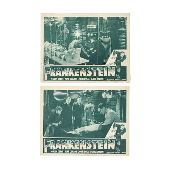 Bonhams : Frankenstein Lobby Cards