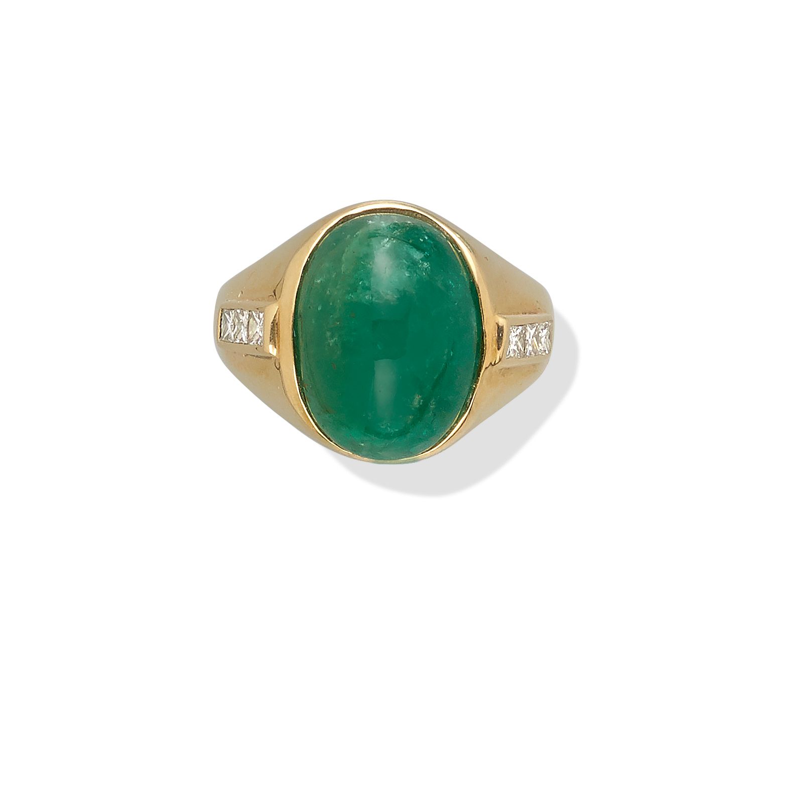 Emerald and Diamond Ring