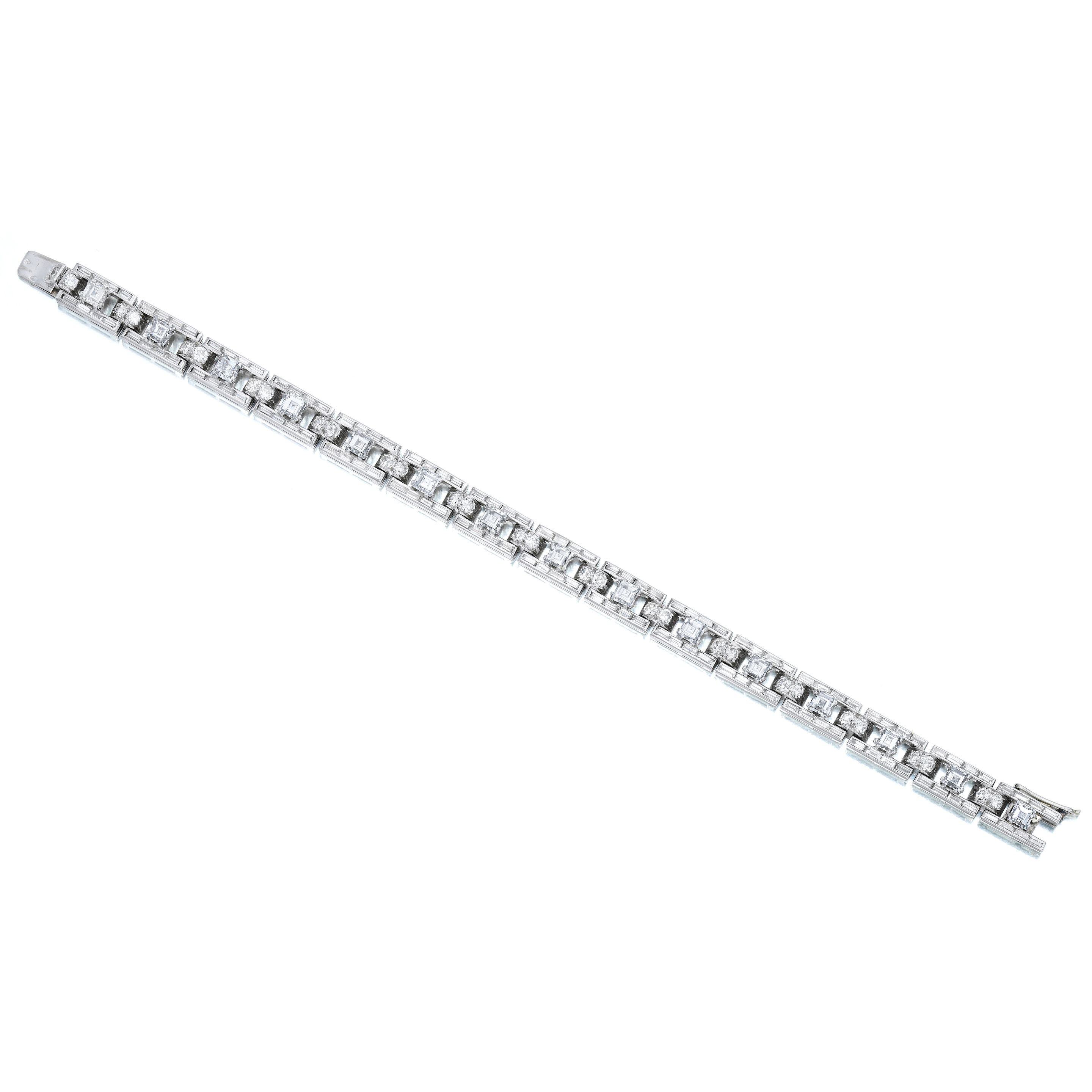 A diamond bracelet