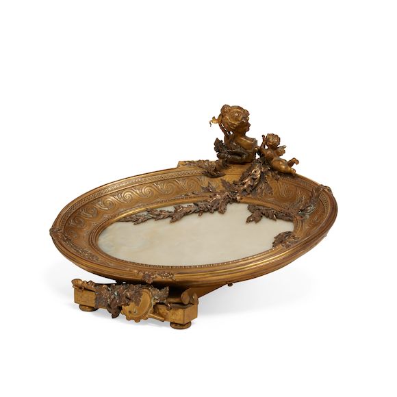 bonhams-a-french-gilt-bronze-and-marble-centerpiece-in-the-manner-of