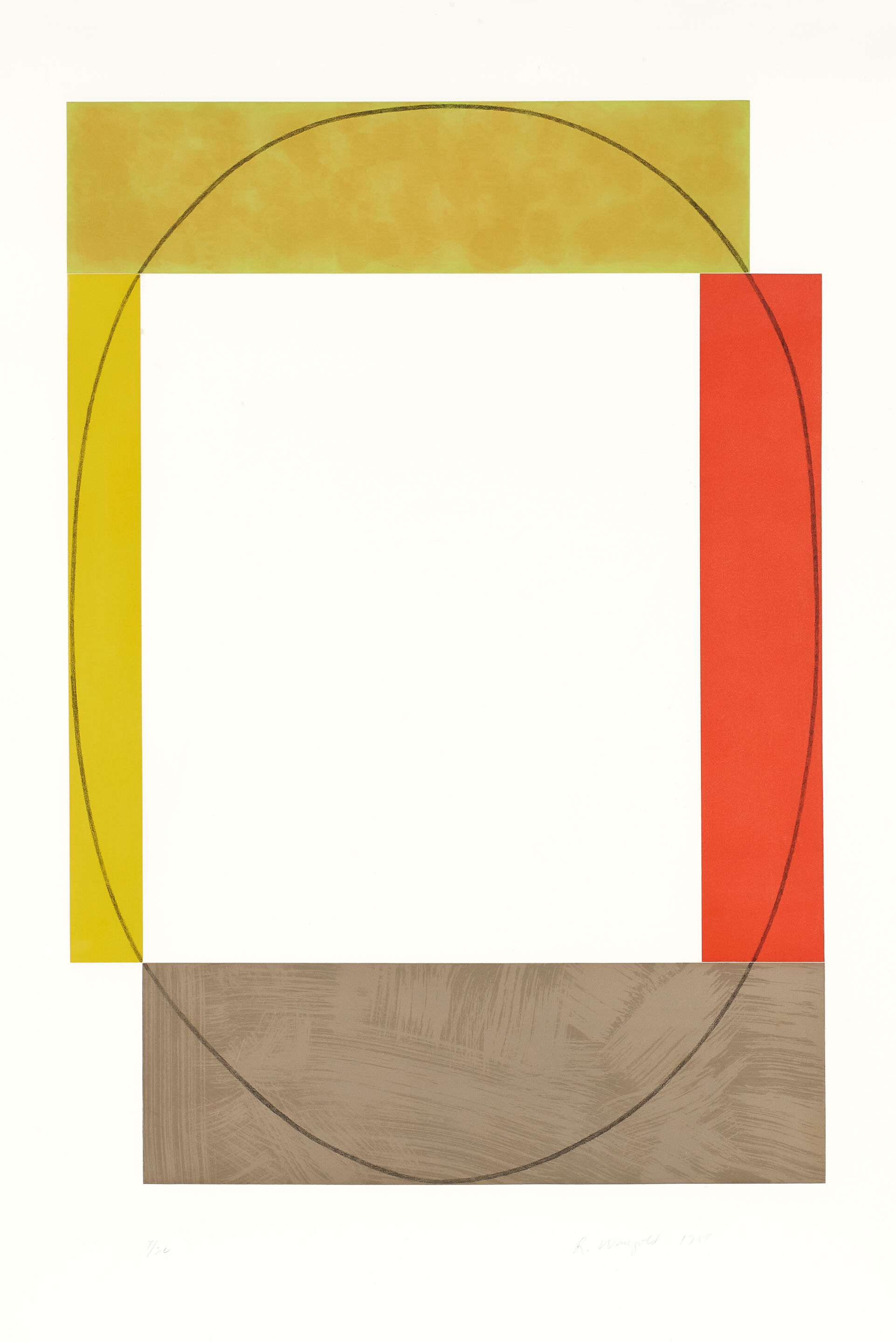 X, from Two Aquatints (Frames)