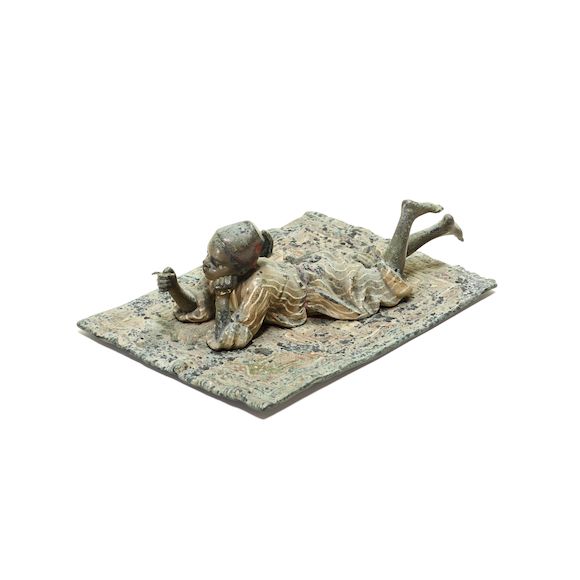 Bronze de Vienne - Faucon par Franz Xavier Bergmann (1861 - 1936