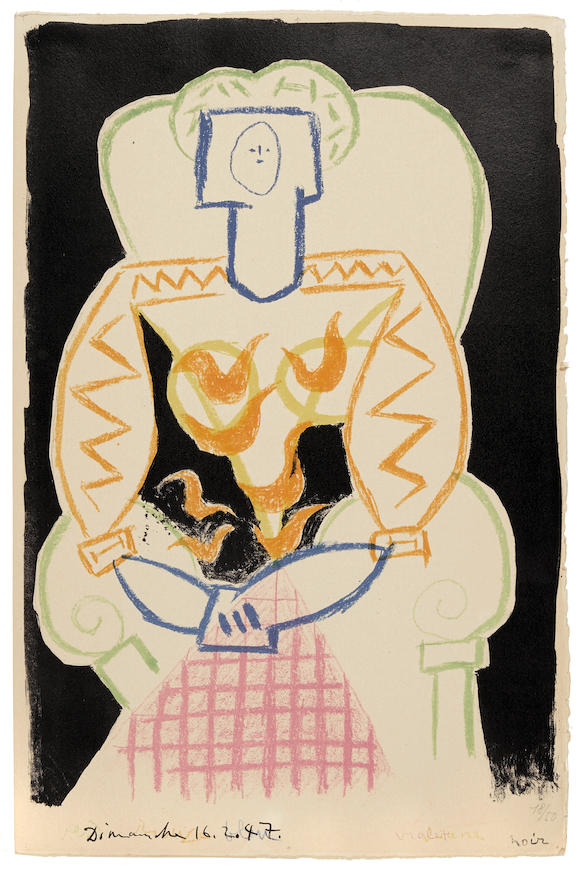 Bonhams Pablo Picasso 1881 1973 Le Femme Au Fauteuil