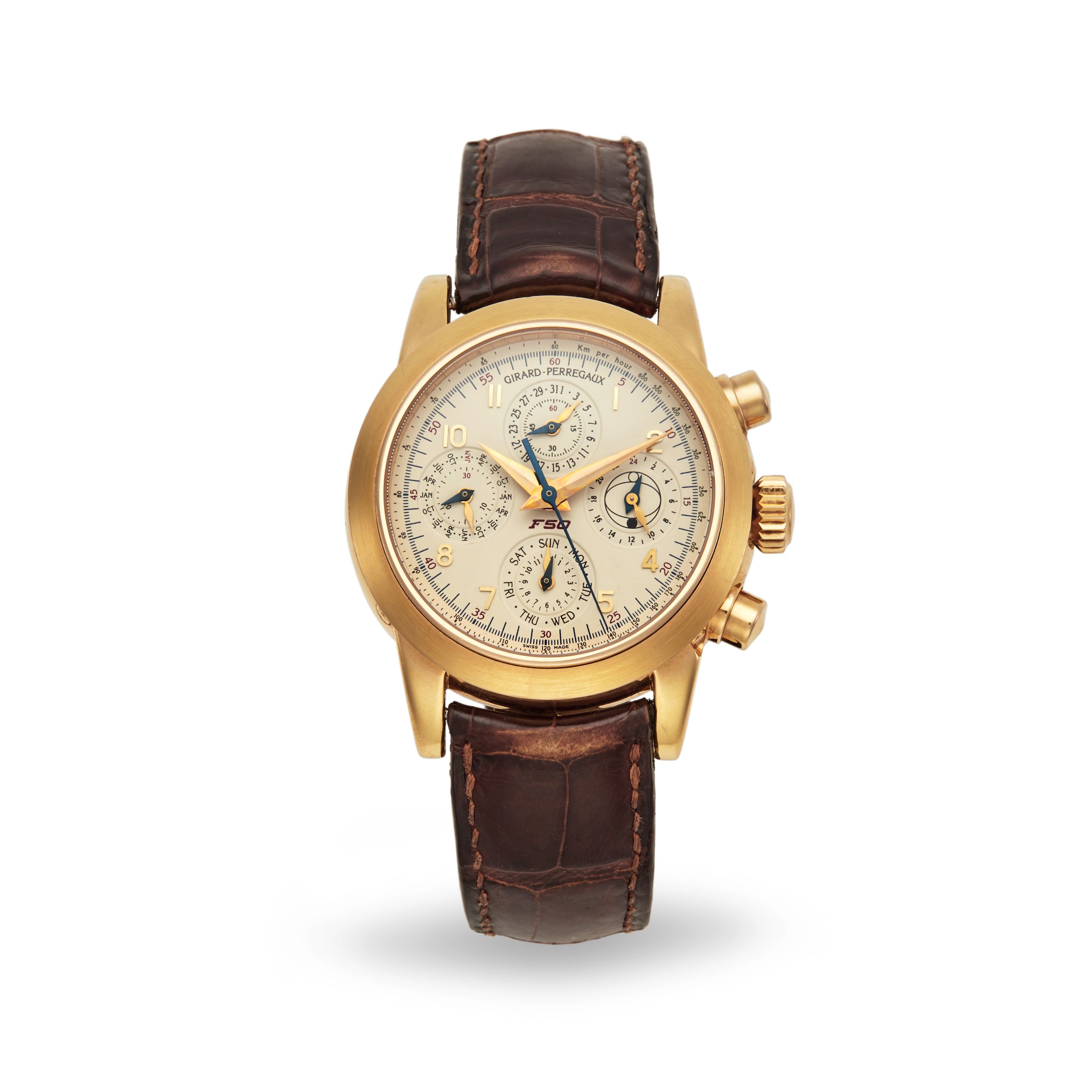 Girard Perregaux. An 18K yellow gold limited edition automatic