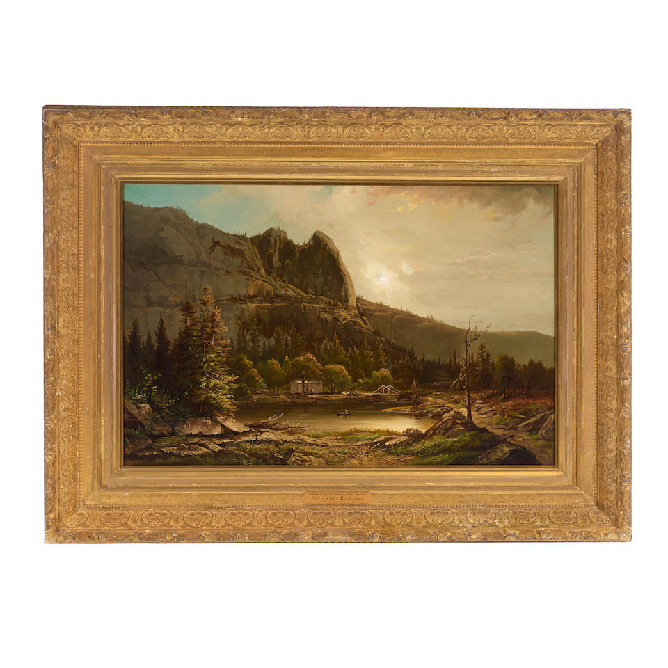 Bonhams : Joachim Ferdinand Richardt (1819-1895) Sentinel Rock with ...