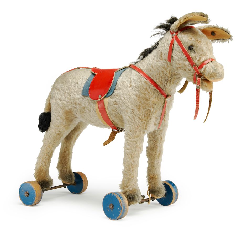 Bonhams FDR'S DEMOCRAT DONKEY TOY FROM THE WHITE HOUSE. Toy donkey