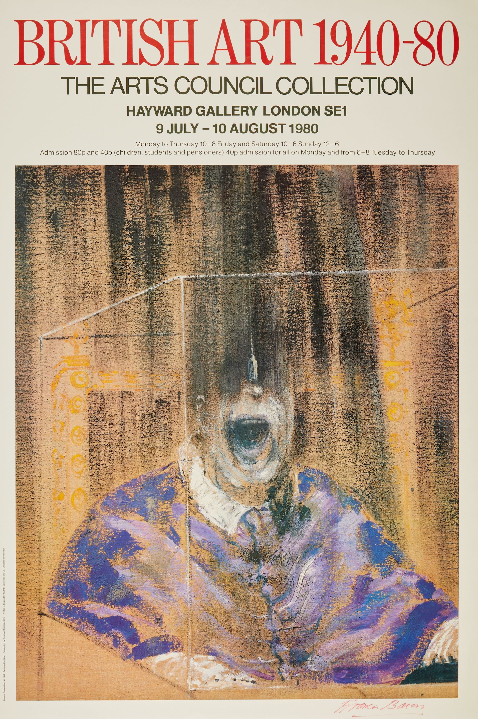 Head VI, Hayward Gallery London SE1 Exhibition Poster
