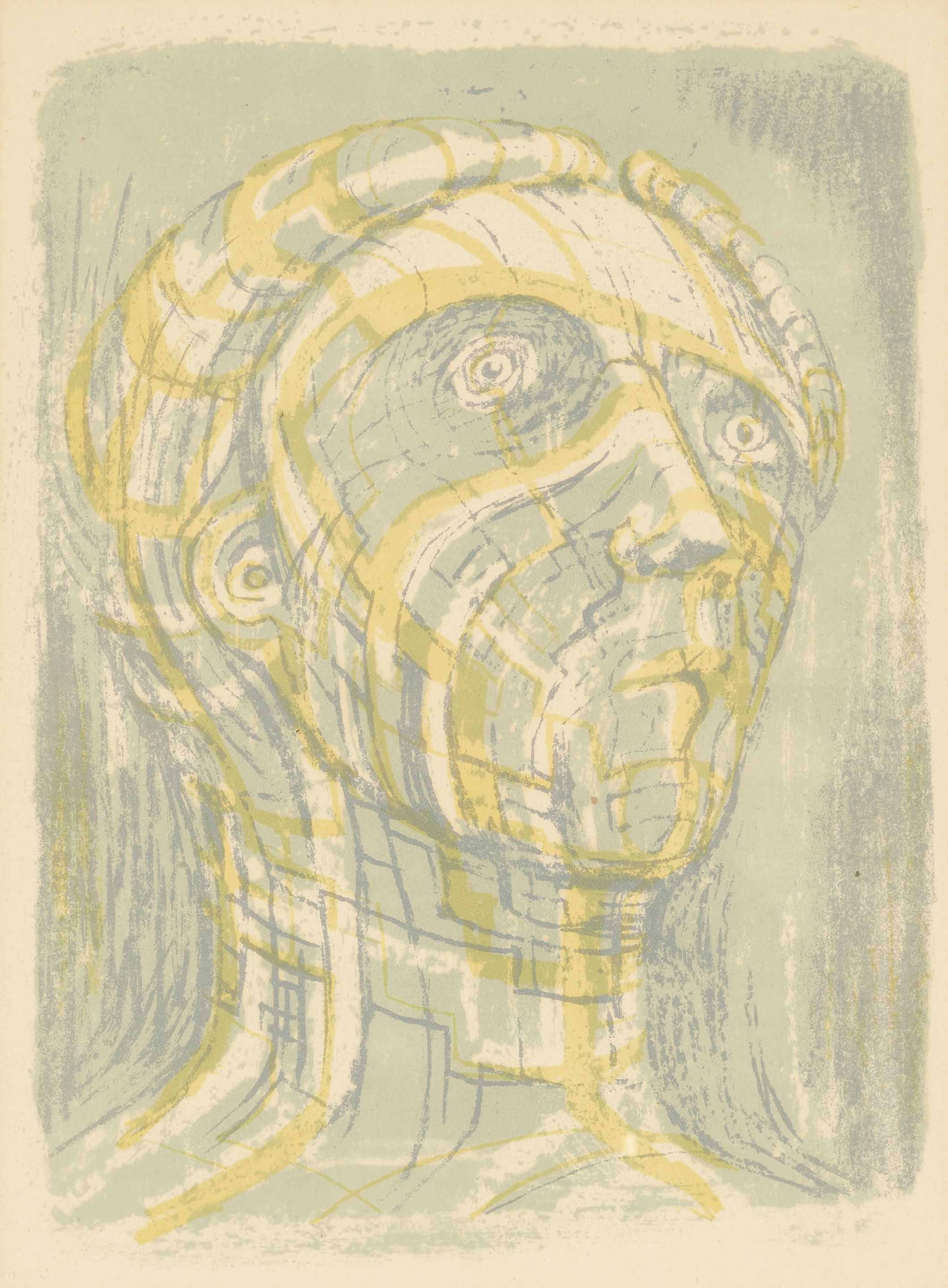 Head of Prometheus, from Prométhée
