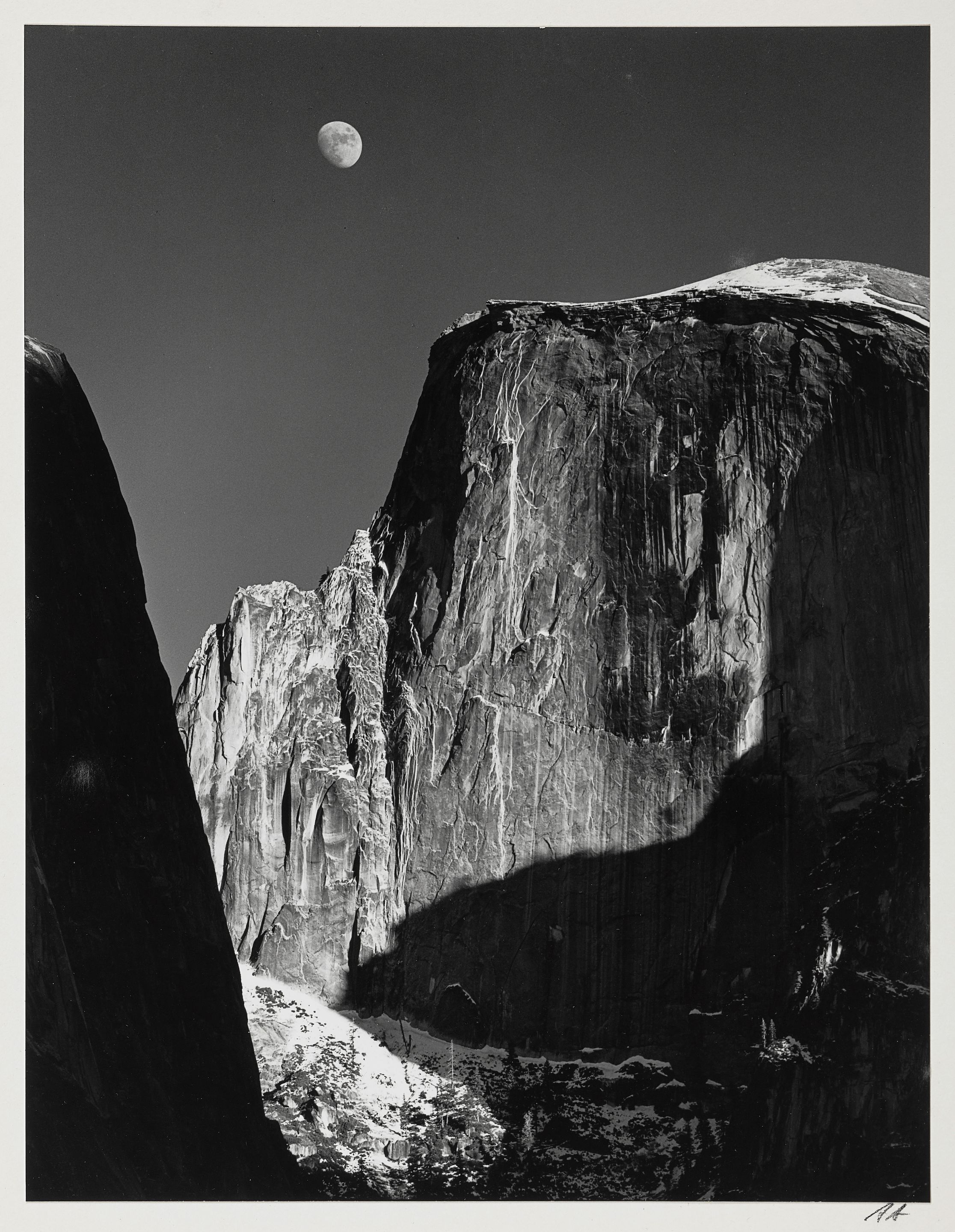 Moon and Half Dome, Yosemite