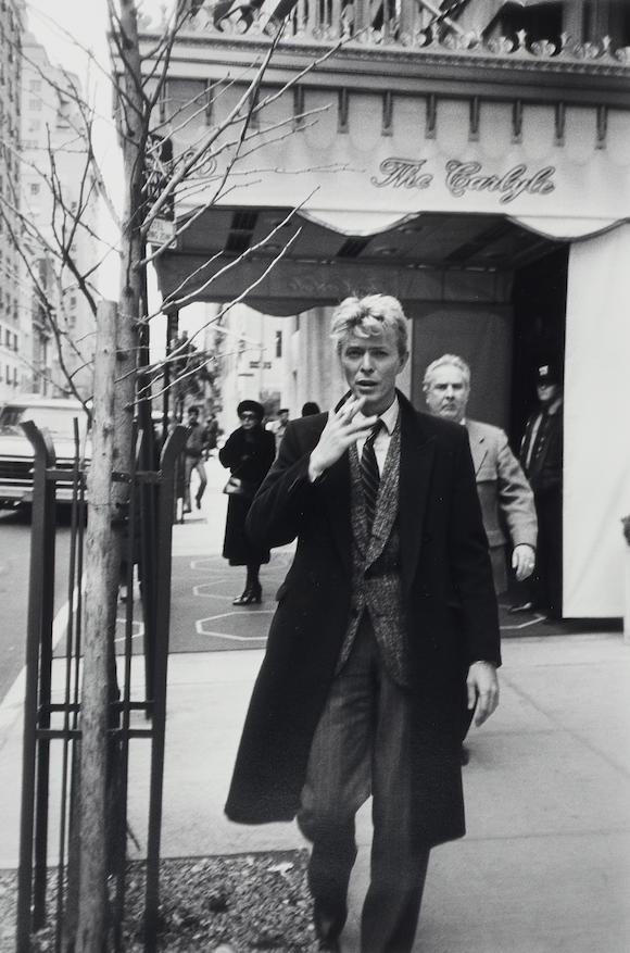 Bonhams : Art Zelin (American, 1941-2016); David Bowie at the Carlyle