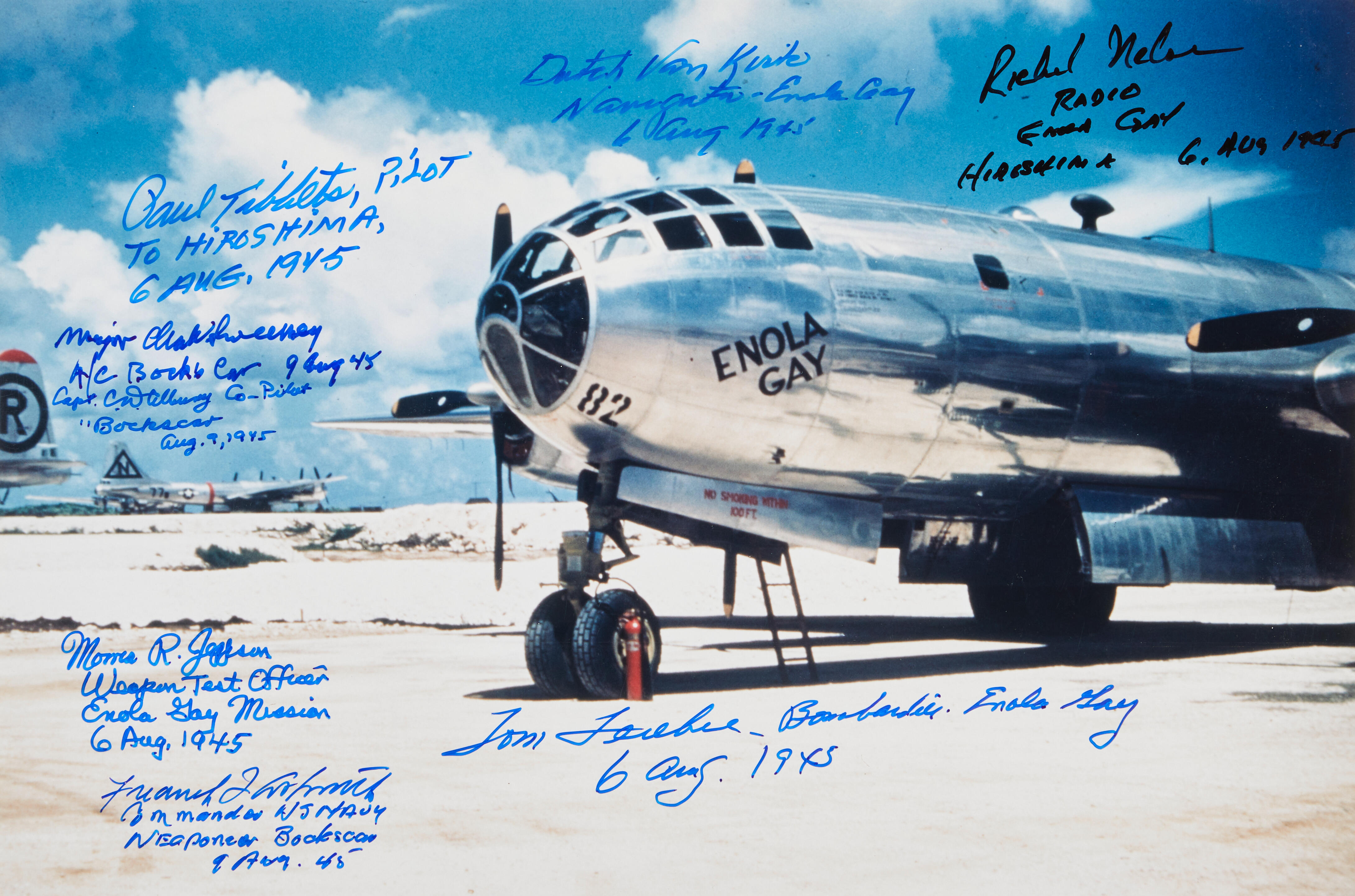 1995 enola gay crew autographs value