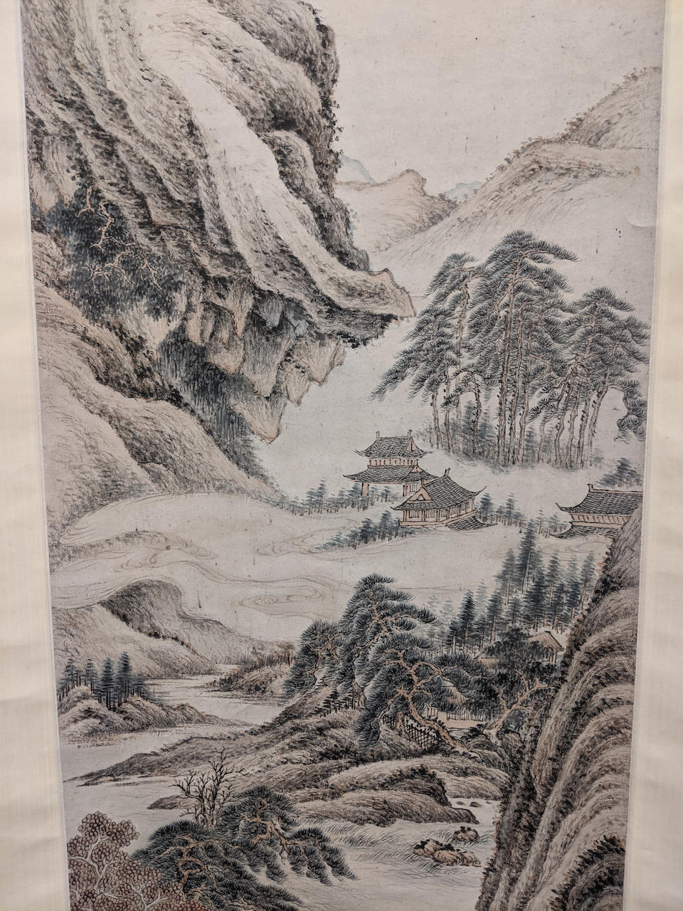 Bonhams : ATTRIBUTED TO WU LI (1632-1718) Landscape after Wang Meng