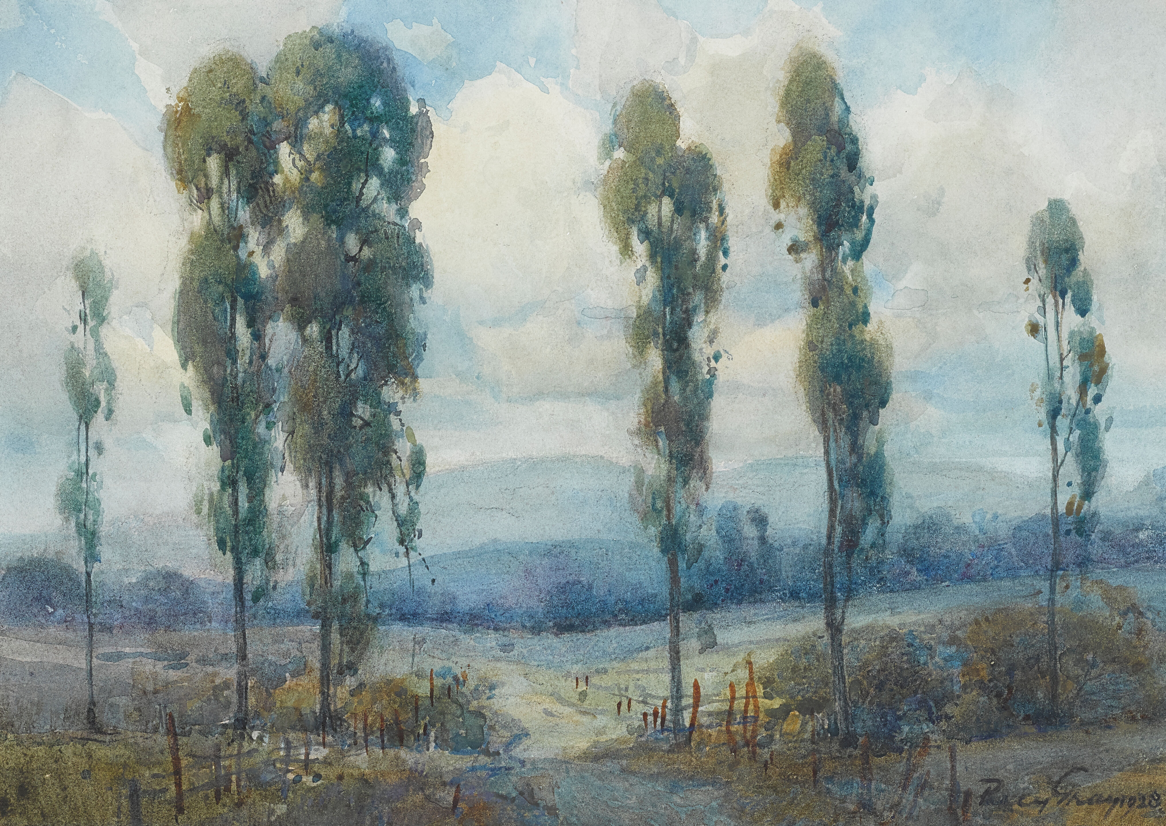 Landscape with Eucalyptus