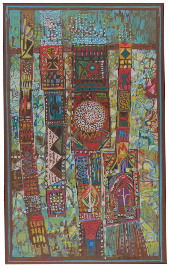 Bonhams : Alexander Skunder Boghossian (Ethiopian, 1937-2003) The ...