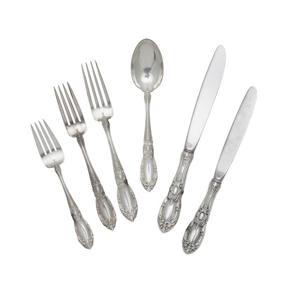 Bonhams : AN AMERICAN STERLING SILVER FLATWARE SERVICE FOR TWELVE by ...