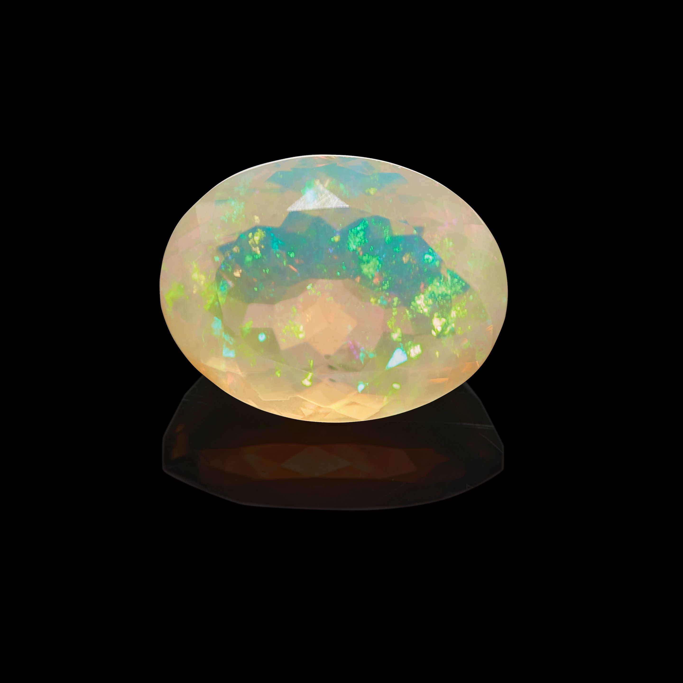 Faceted Crystal Opal