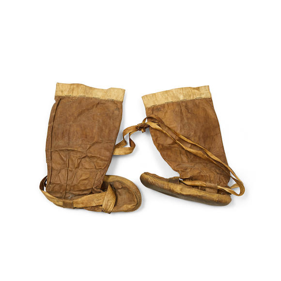 Bonhams : Two pairs of Inuit mukluks