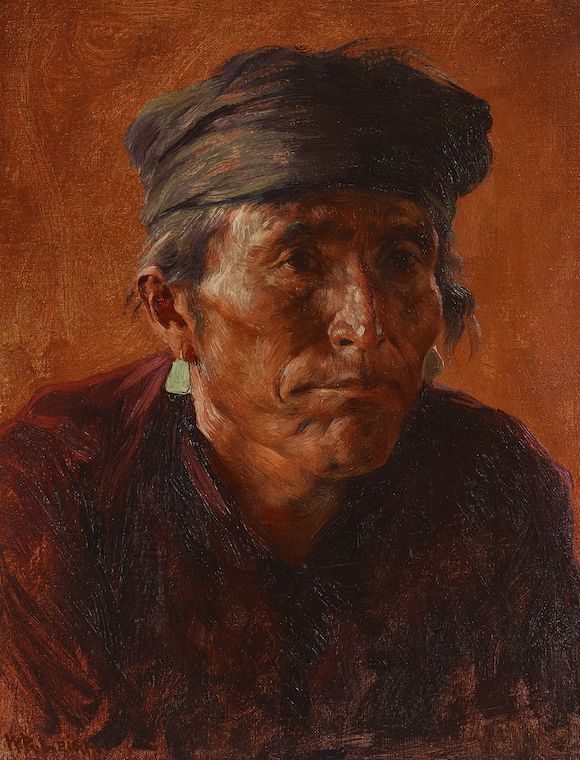 Bonhams : William Robinson Leigh (1866-1955) A Navajo Judge, Kayenta ...