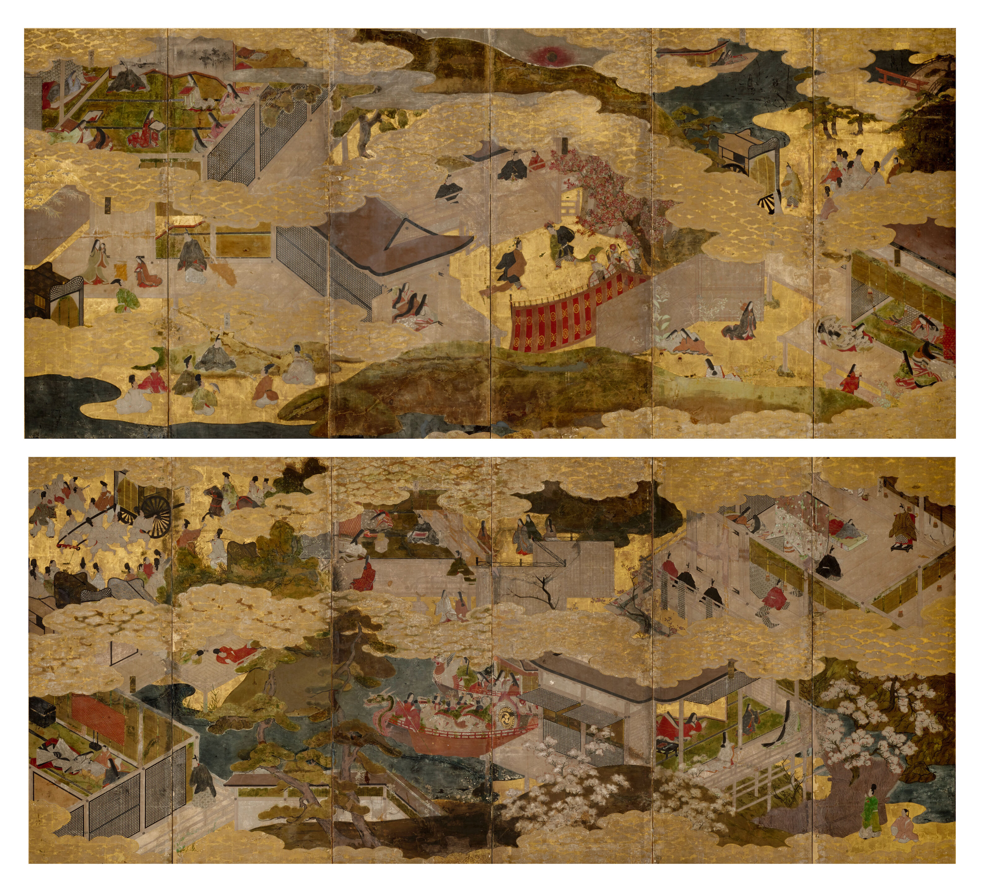 Scenes from Genji Monogatari