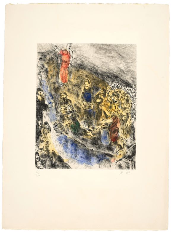 Bonhams Marc Chagall 1887 1985 Mo se Fait Jaillir L Eau Du Rocher bonhams-marc-chagall-1887-1985-mo-se-fait-jaillir-l-eau-du-rocher
