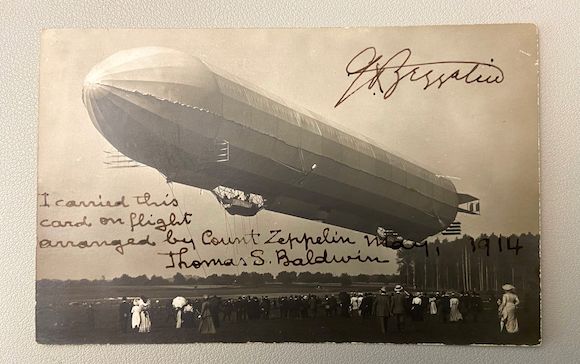 Bonhams : ZEPPELIN, FERDINAND VON, COUNT. SIGNED PHOTO HAND-CARRIED ON ...