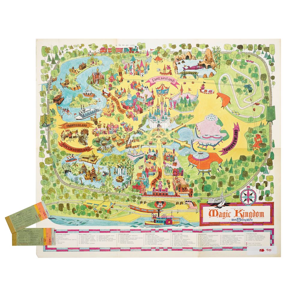 A Group Of Walt Disney World Ephemera Barnebys