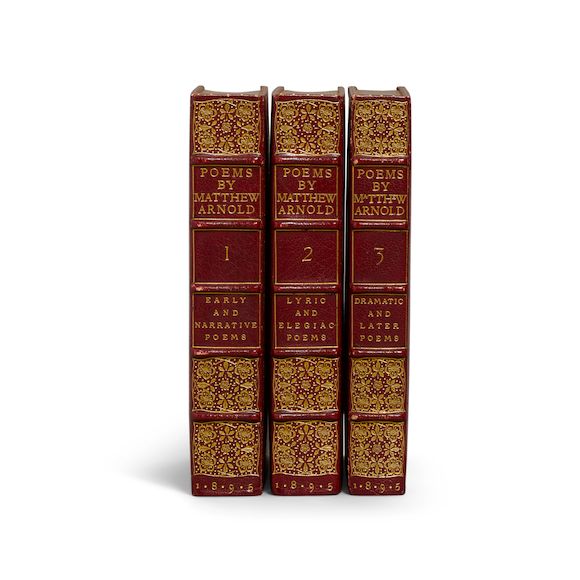 Bonhams DOVES BINDERY. ARNOLD, MATTHEW. 18221888. Poems. London and