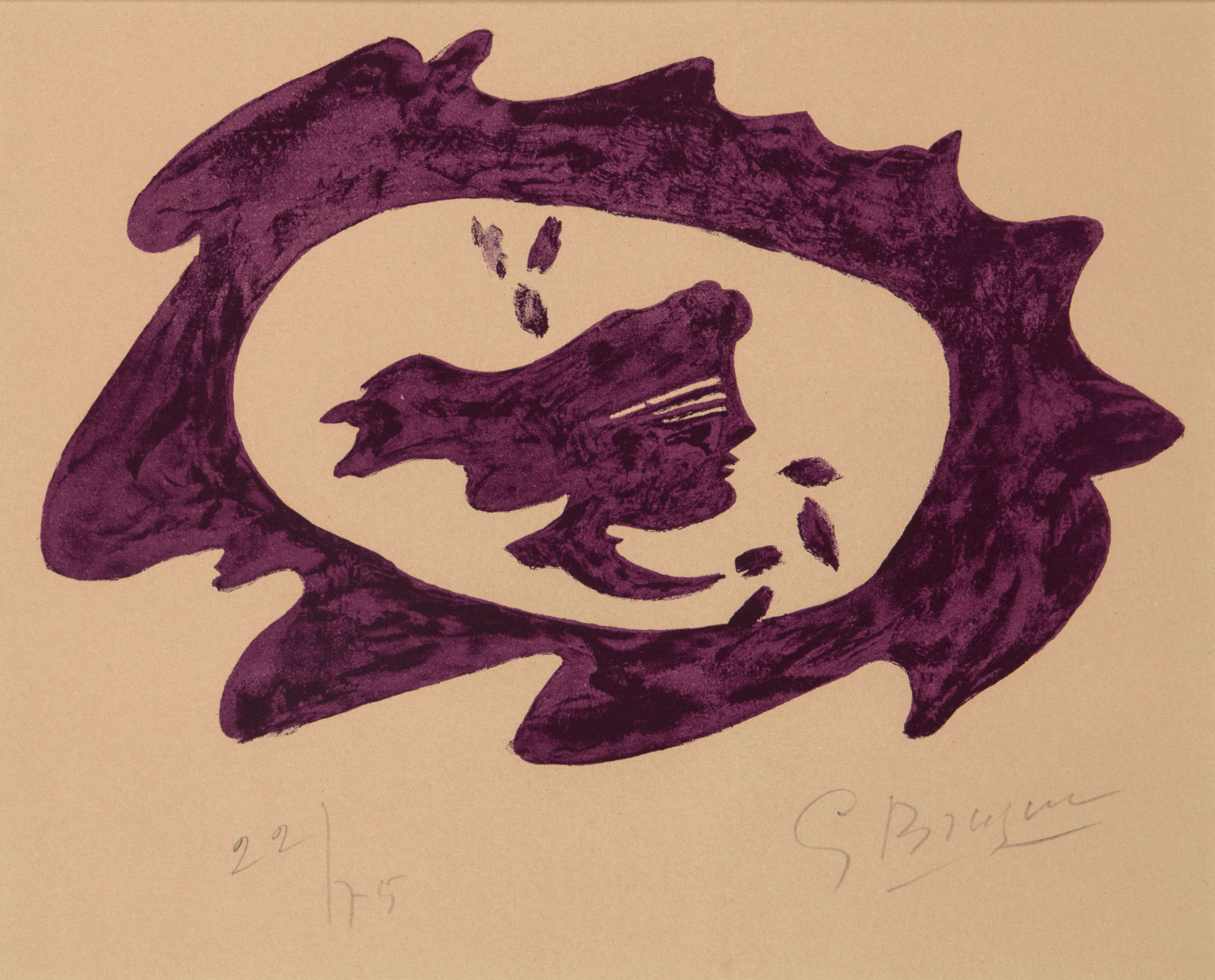 Tête du Profile, from Grands Livres illustrés