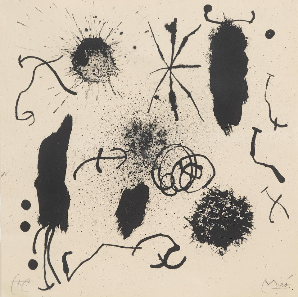 Joan Mir&#243; (1893-1983); Je travaille comme un jardinier; (2)