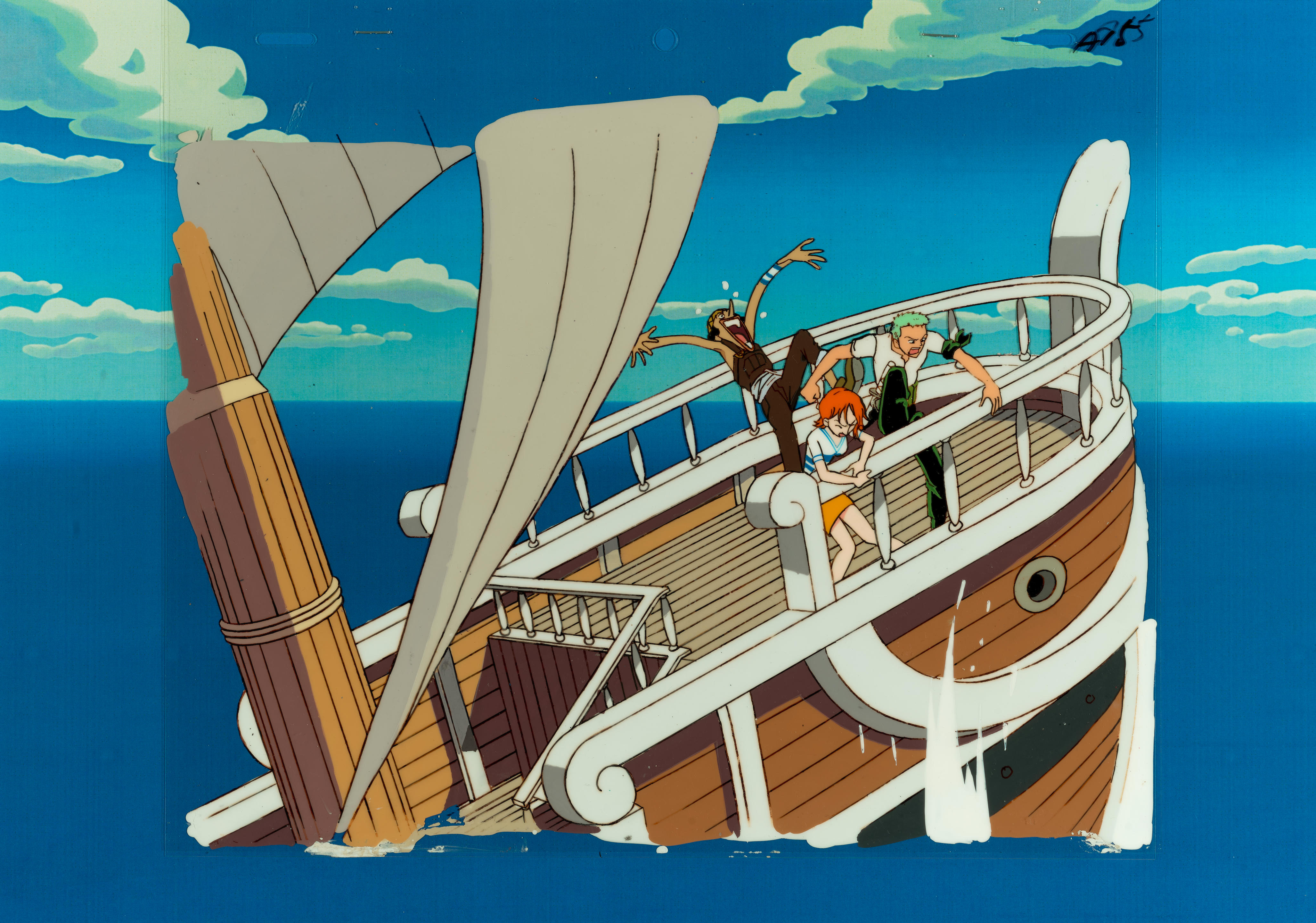 Defeat Him The Pirate Ganzack Bonhams : One Piece/Defeat the Pirate Ganzack, Roronoa Zoro, Nami