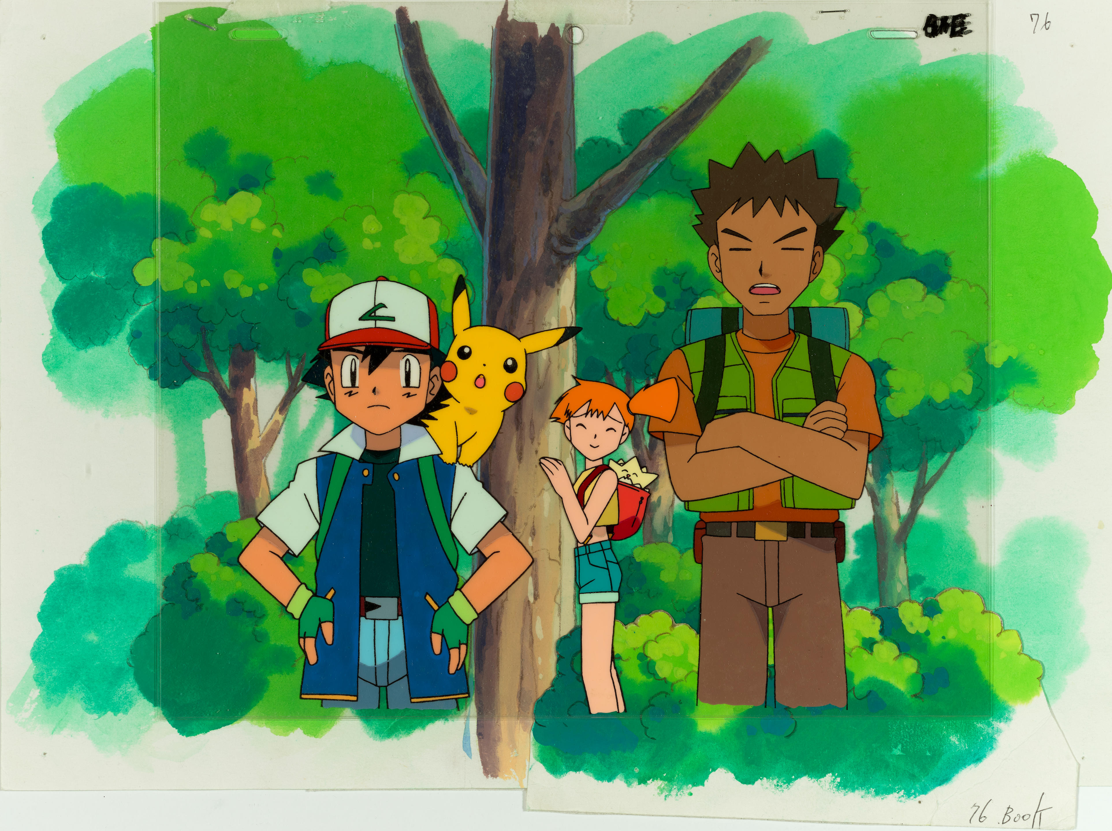 Pokémon Satoshi Ash And Pikachu Takeshi Brock And Kasumi Misty