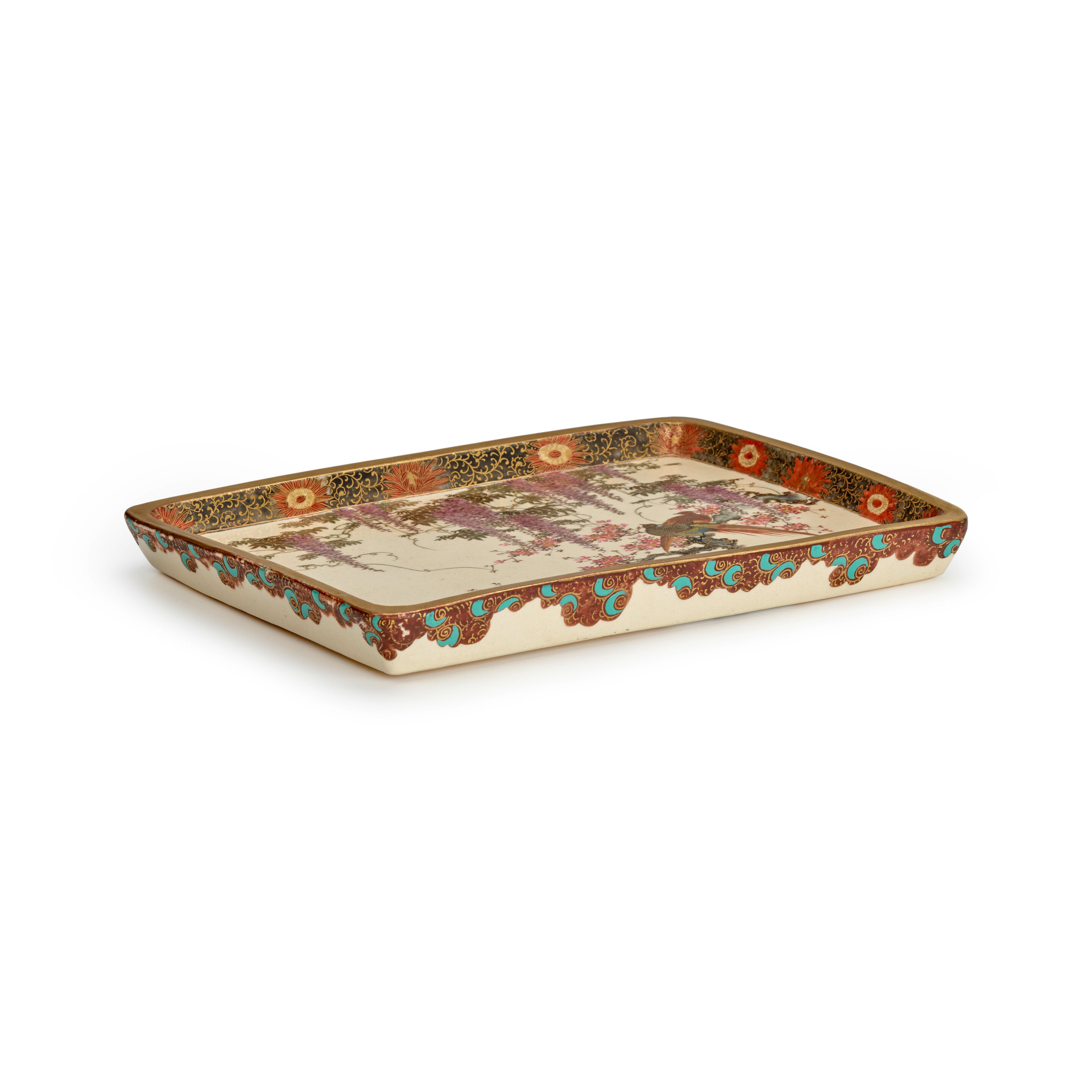 A Rectangular Satsuma Dish - Thumb 2