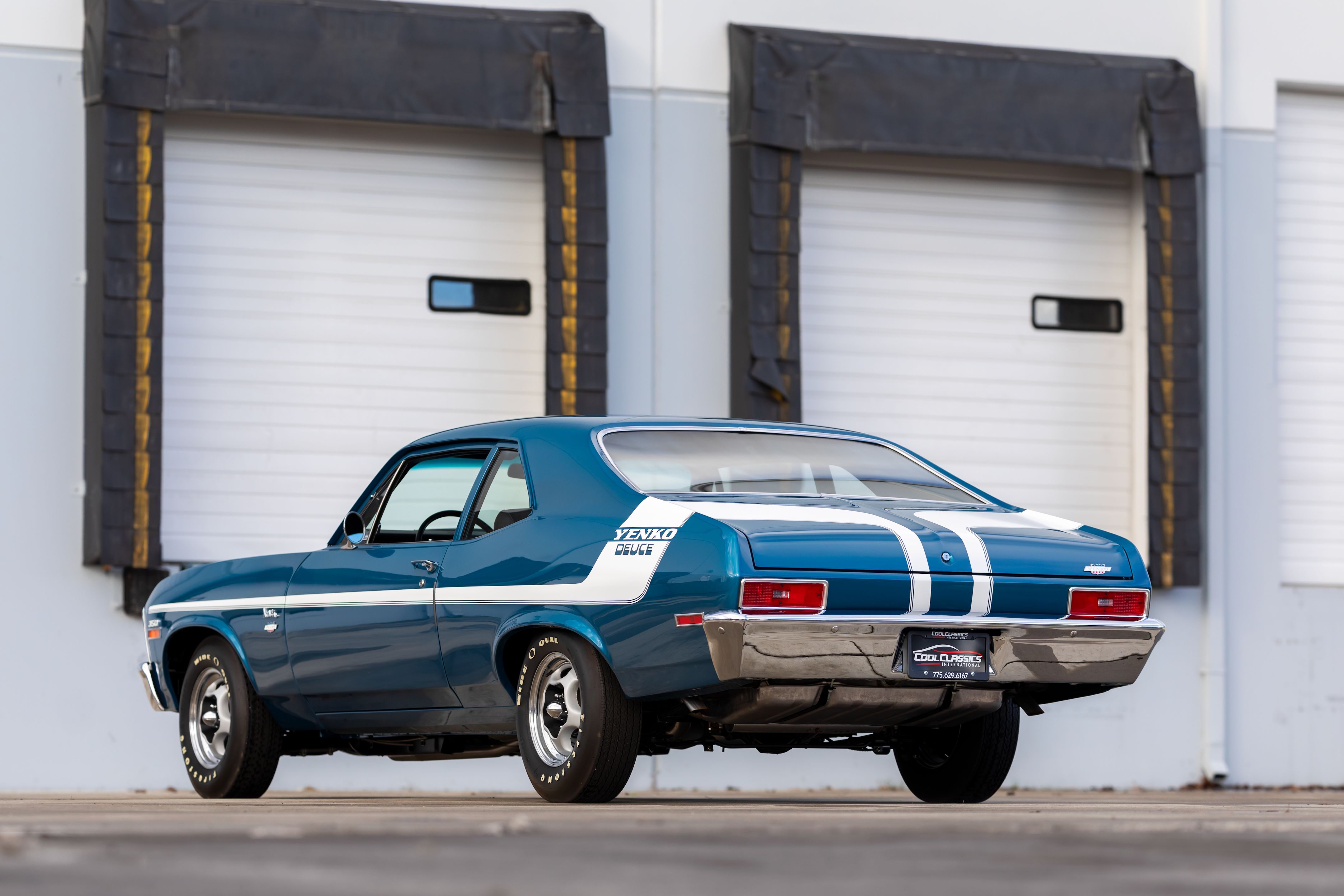 1970 Yenko Deuce Chevrolet Nova in Fathom Blue Poly with White Stripes