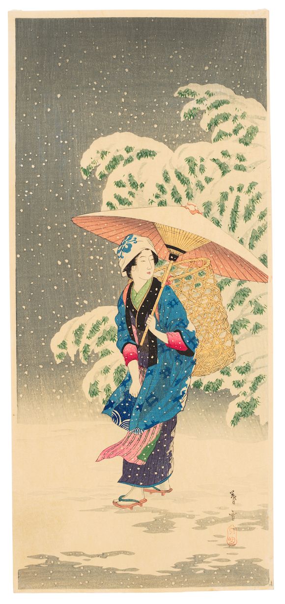 Bonhams : TAKAHASHI SHŌTEI (1871-1945) AND SHŌDA KŌHŌ (1871-1946) A ...