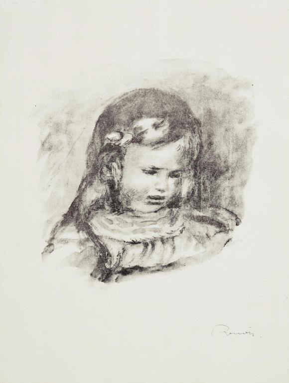 Bonhams : Pierre-Auguste Renoir (1841-1919); Claude Renoir, la tête ...