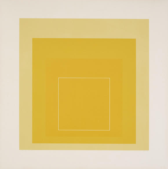 Bonhams : Josef Albers (1888-1976); WLS I, from White Line Squares ...