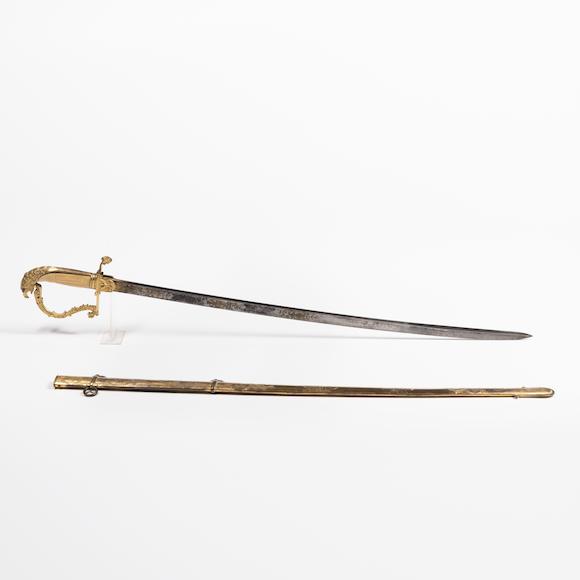 Bonhams Skinner : Eagle Pommel New York Militia Artillery Officer's ...