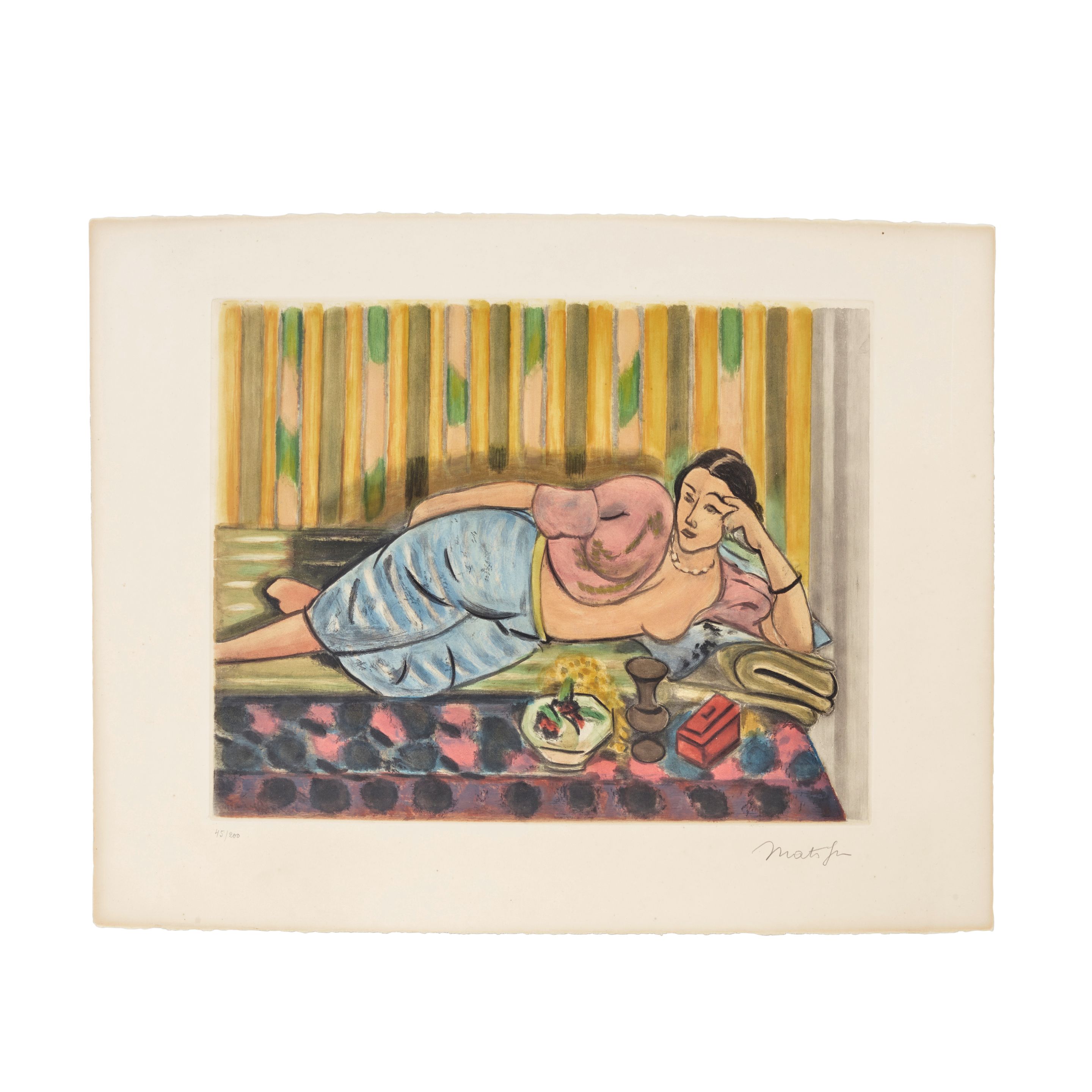 Odalisque au coffret rouge
