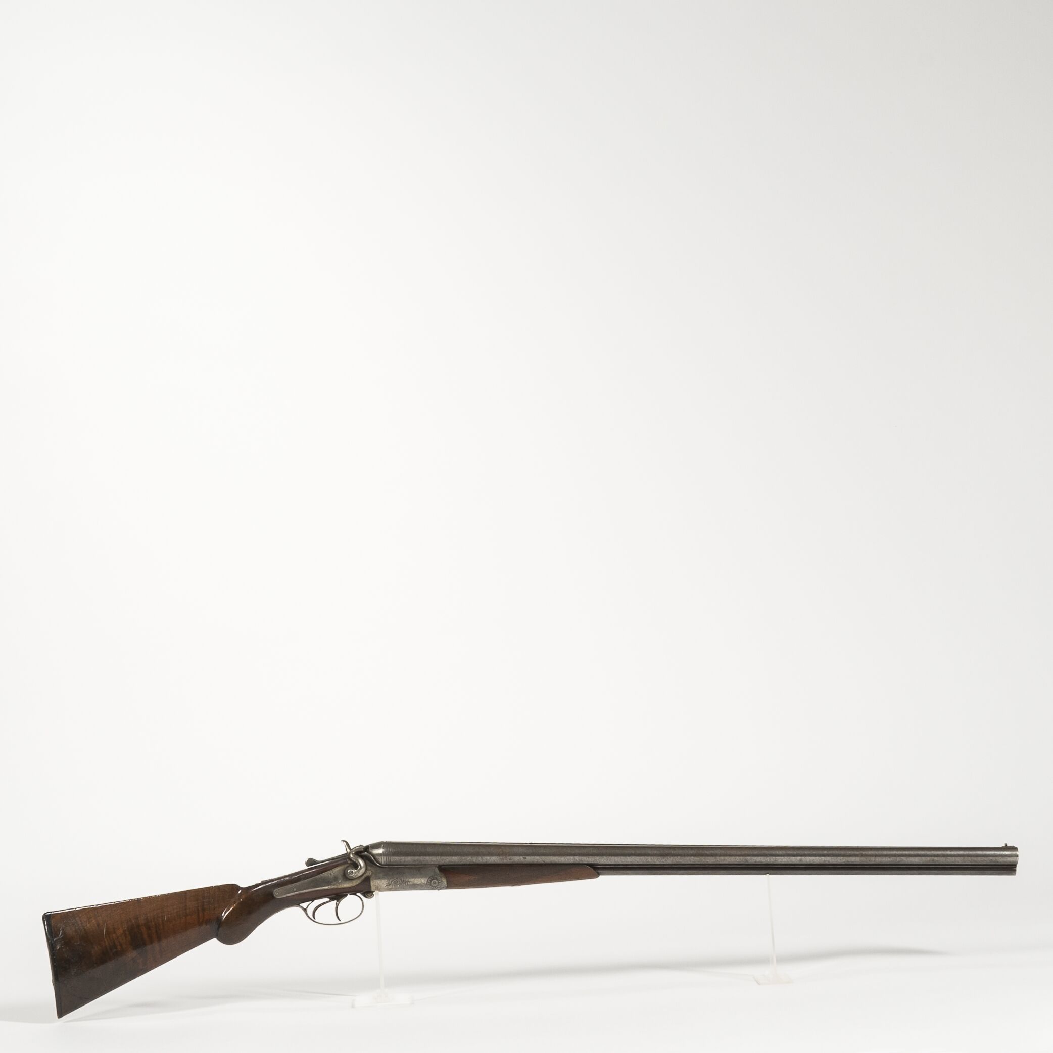 Bonhams Skinner Charles Daly Damascus Doublebarrel Drilling Gun