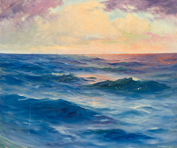 Bonhams : Leon Lundmark (1875-1942) Exstacy (sic) of Sunset (Sunset ...