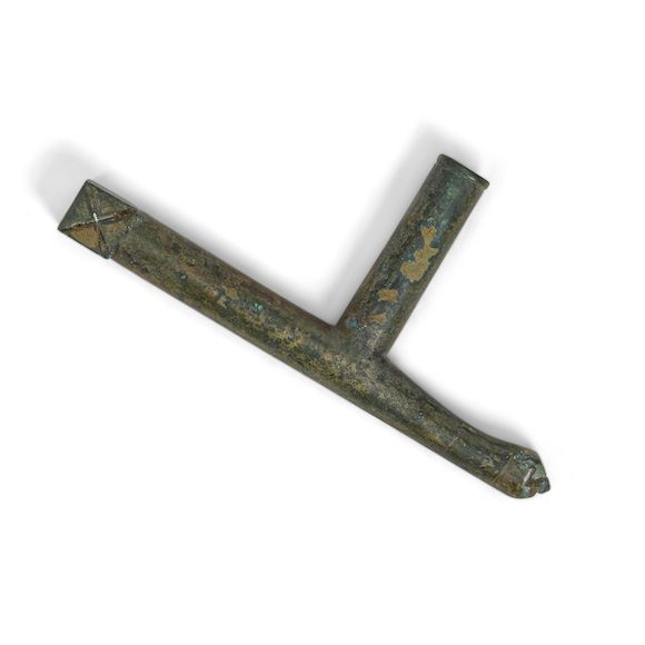 Bonhams An unusual brass pipe bowl