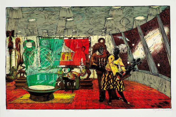 Bonhams : Kerry James Marshall (born 1955); Keeping the Culture;